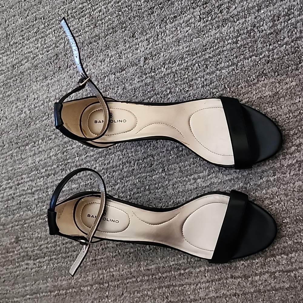 Bandolino Black Madia open toe dress sandals Size 8 - Picture 2 of 15